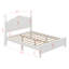 3 Pieces Bedroom Sets - Full Size Wood Platform Bed And 2 Nightstands