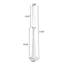 Salon d'art en bois massif, abat-jour en tissu de lin, lampe sur pied