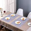 Decozen Silver PVC Placemats Set of 8 Heat-Resistant Anti-Slip Washable Table Decor for Christmas-586122534