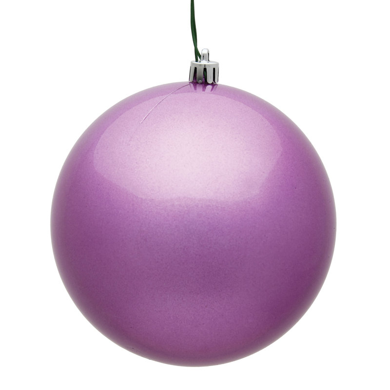 Décoration de boule décorative des Fêtes, H 8 po x l 8 po x P 8 po, Paillettes moka