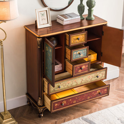 Colors Solid + Manufactured Wood Accent Cabinet