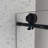 Tempered Glass Shower Door With Chamfered Corner -Proof Membrane And