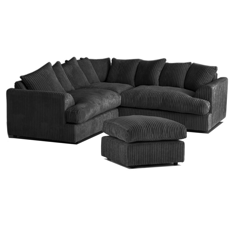 Colum 2 - Piece Living Room Set, Black
