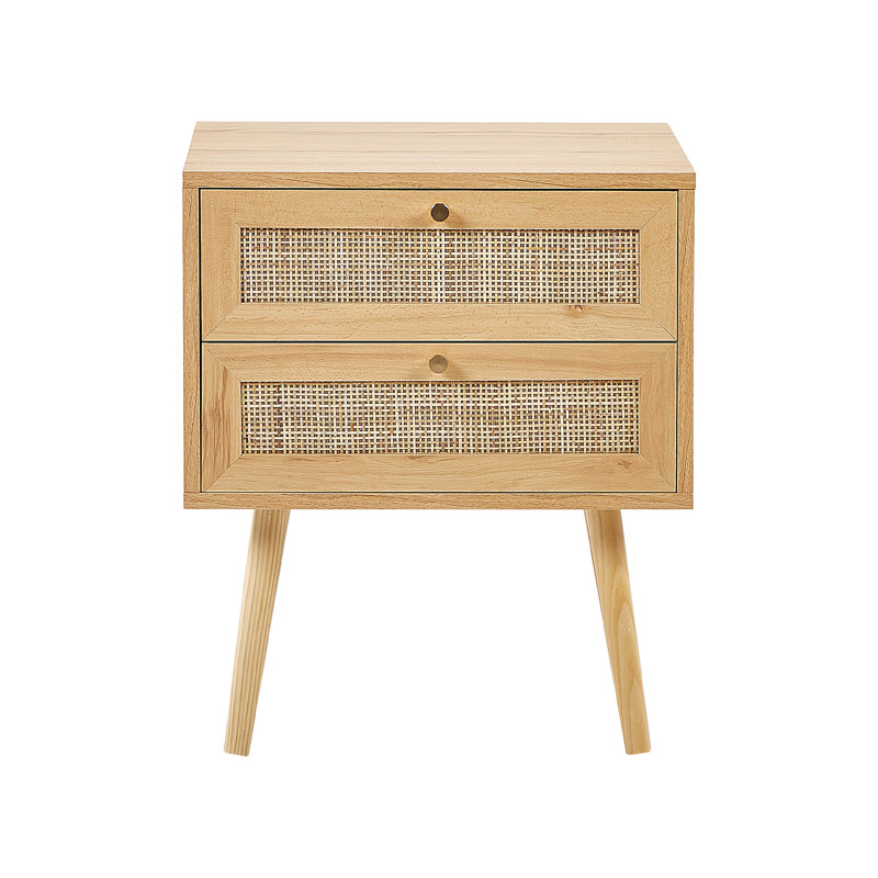 Jemnice 48cm W Solid Wood Bedside Table