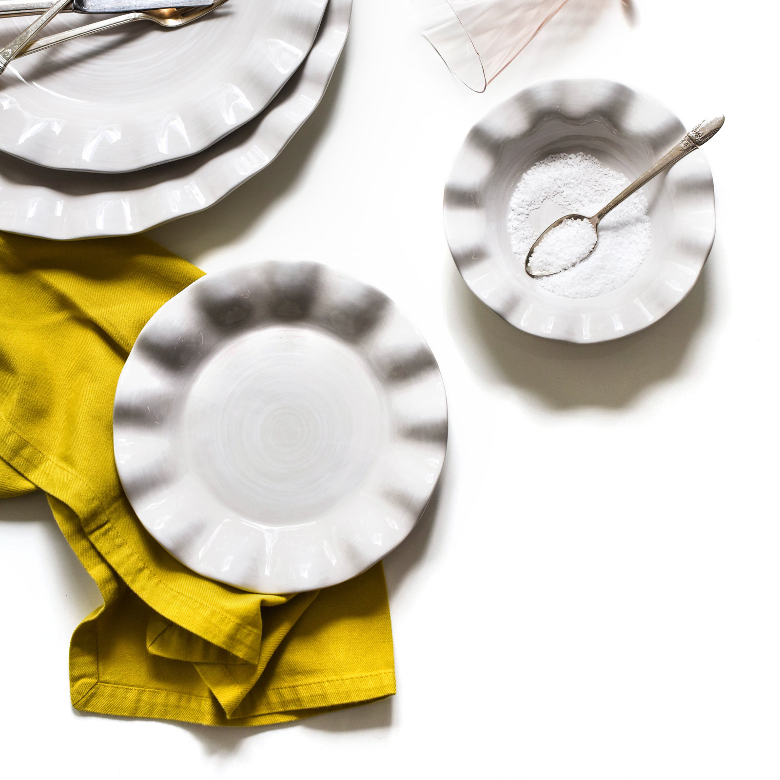 Signature Ruffle Salad Plate