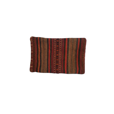 Geoffrey Kilim Handwoven Congo Brown Cushion Cover