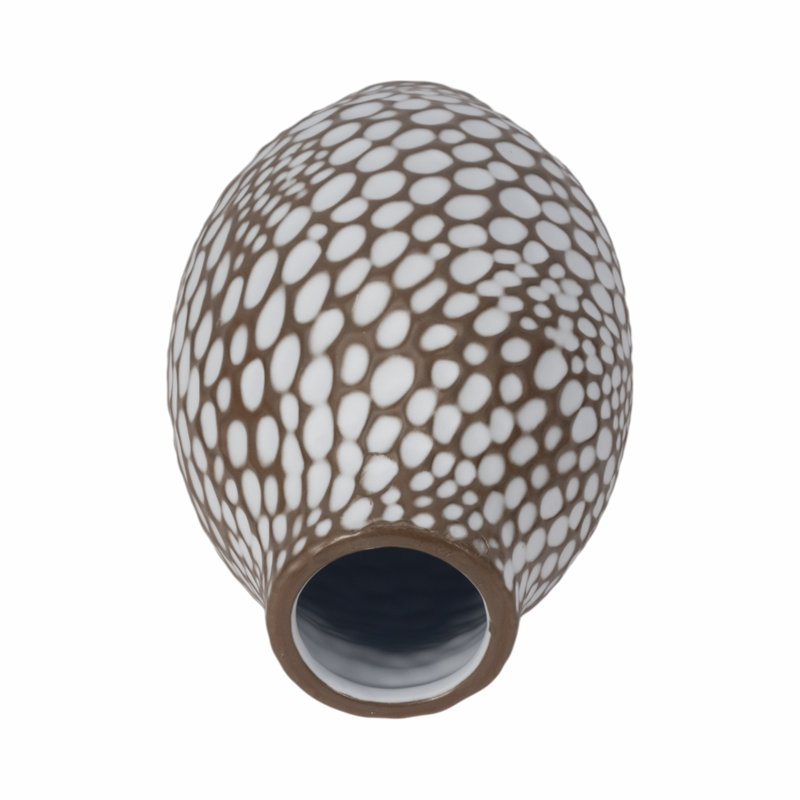 Puteri Handmade Ceramic Table Vase, 10" H x 6" W x 6" D