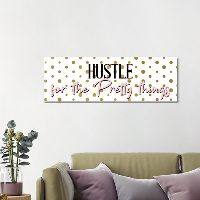 Hustle For The Pretty by Kimberly Allen - Wrapped Canvas Panoramic Print