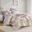 Literie 100% taupe pour très grand lit - édredon, draps, taies d'oreiller pour lit en microfibre brossée
