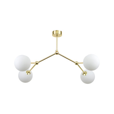 Axelrad Glass Semi Flush Mount