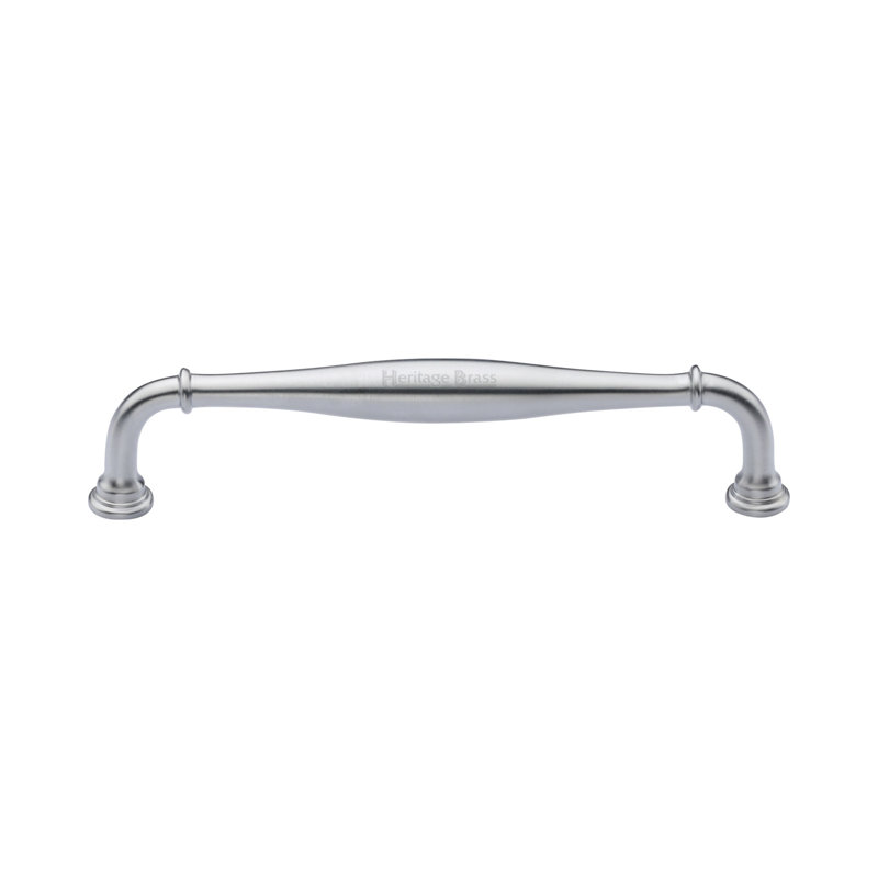Heritage Brass Heritage Cabinet Pull Henley Traditional Design, 168cm L x 15cm W, Satin Chrome
