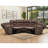 Manasas 3-Piece 97.8'' Wide Classic And Overstuffed Soft Faux Leather Manual Reclining Corner Sectional-96677590