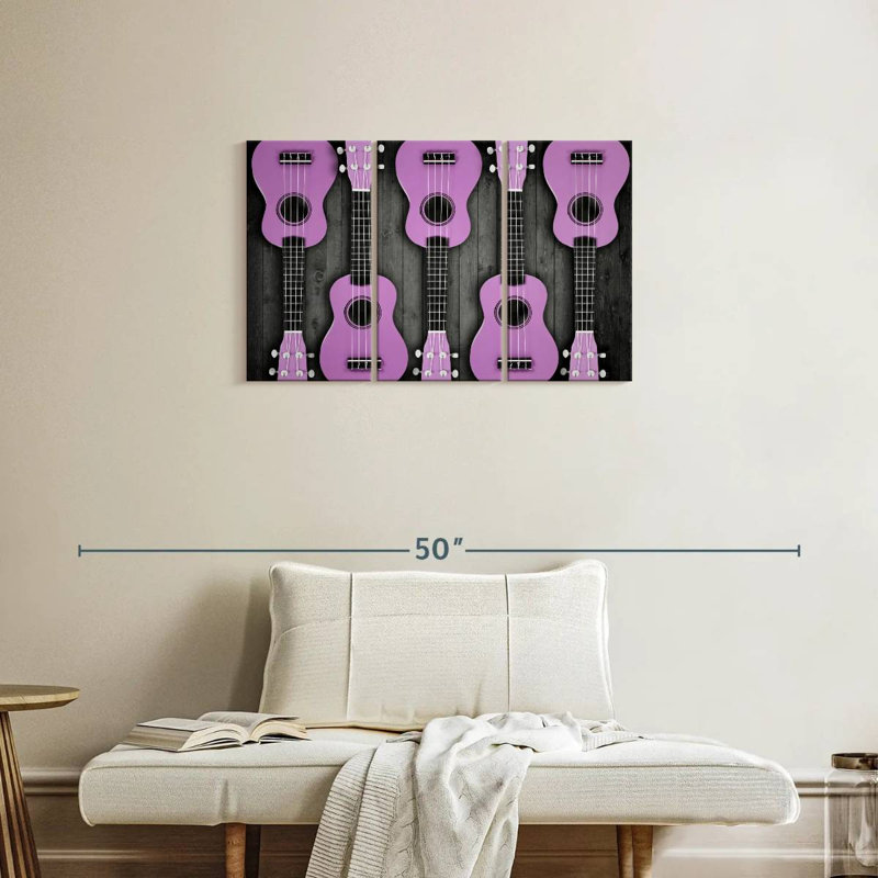 Abarca - mauve, guitare acoustique, H 20 po x l 33 po