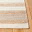 Tapis rayé en jute et en laine tissé à la main Grice-62679023