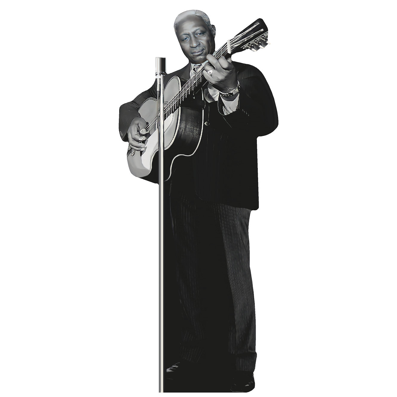 Mariachi Guitar Man Stand In Cardboard Standup Wet Paint Printing