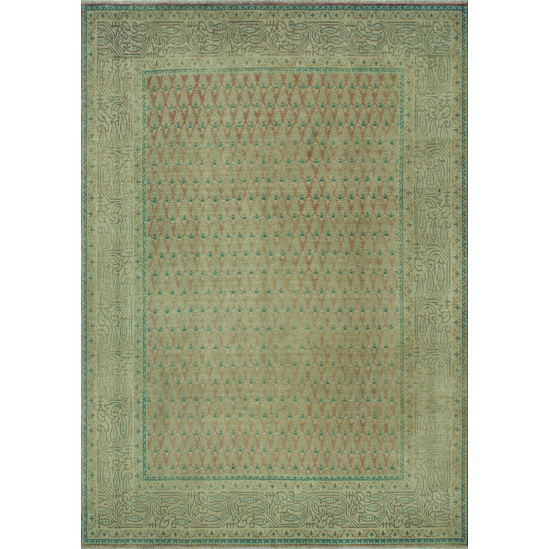 Semi-Antique Lila Rust Rug