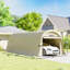 Tente de garage spacieuse, abri d'auto robuste-126609618