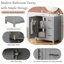 Meuble-lavabo minimaliste moderne 30 po avec lavabo en céramique