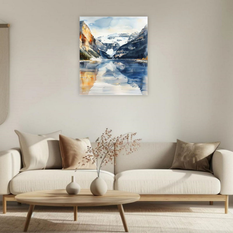 Art mural sur toile sans cadre 24 "x 36" Glacier National Park