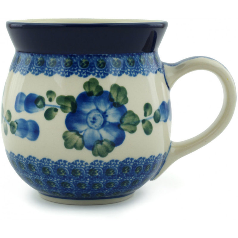 Grande tasse à bulles en grès 12 oz - French Poppies, 16