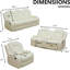 Ensemble de canapé de salon inclinable électrique en cuir 2 pièces avec lumières DEL Noela-871570331