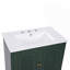 Meuble-lavabo de salle de bain avec lavabo de style rétro, espace de rangement multifonctionnel, tablette de porte, porte à fermeture en douceur-112897490