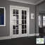 Clear Glass 10-Lite True Divided White Primed Solid Core French