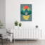 «Mountain Rider's Reflection Peaceful Serene Tranquil Forest Landscape», reproduction d'art murale-129715617