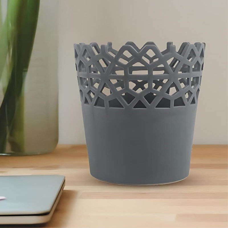 Vase de table en céramique Doylestown, Gris