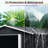 8ft X 10ft Black Outdoor Metal Shed With Galvanized Iron Frame - Construction, Punched Vents, Padlockable Sliding Doors, Easy To Assemble Shed, Construction For Stability, Vents Proper Air-118124264-118124268