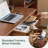 47"W Modern Traditional Solid Wood Writing Desk With 2 Drawers-159265604