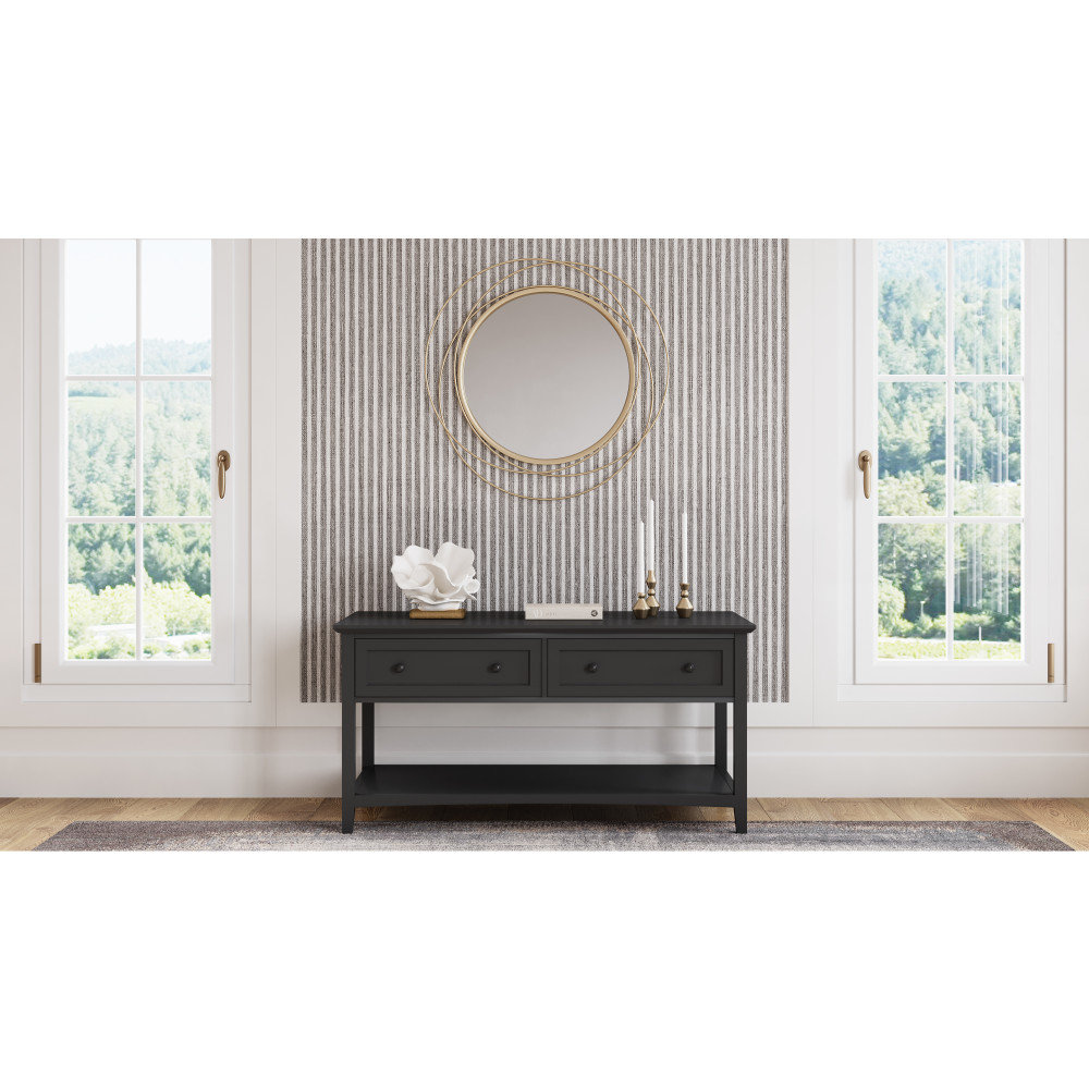 Renee 60" Console Table, Black