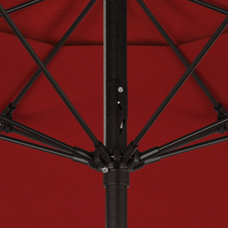 Naidely 108'' Market Umbrella, Red - Pacifica