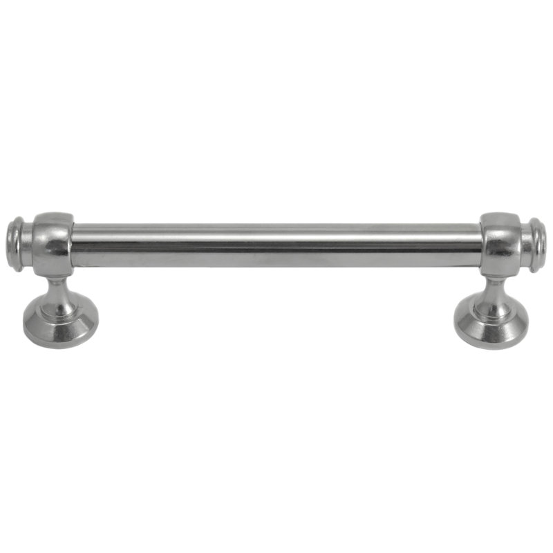 Poignée barre 5" centrée Balance, 7.9921", Nickel poli