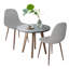 Dossier en tissu avec coussin, chaise d'appoint Mid Century