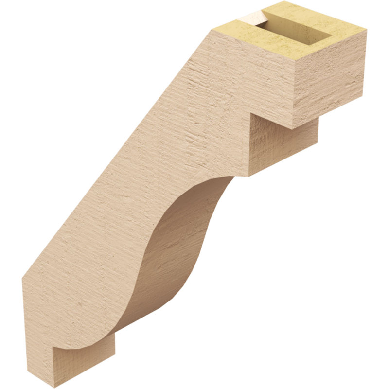 Attelle de genou Copenhagen Cedar TimberThane, H 16 po x l 3 po x P 12 po