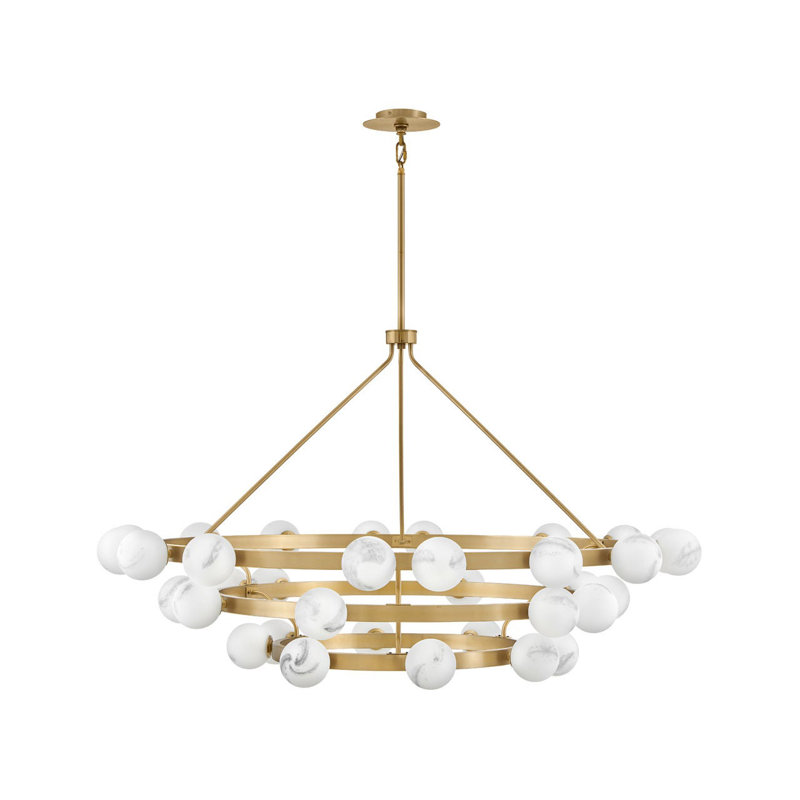 Selene 36 - Light Wagon Wheel Chandelier