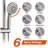 Brushed Nickel Shower With 6 Inch Rain Head And Handheld, Creating A Spa-Like Experience 2.5 Gpm Flow Rate, Handheld For Enhanced-127676663