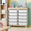 73.8cm H x 76.1cm W Book Cart-124587581