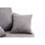 Élégante chaise de télévision pour appartement - Motif exotique et siège confortable revêtu de tissu 39,09 po de profondeur et 28,12 po de largeur