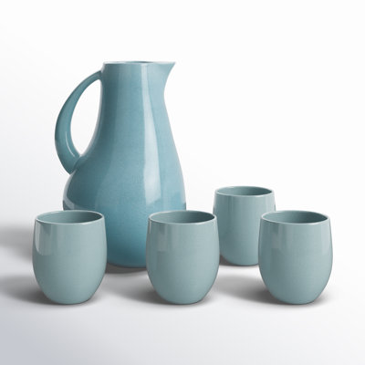 Borgen Goblet 5 Piece Pitcher Set