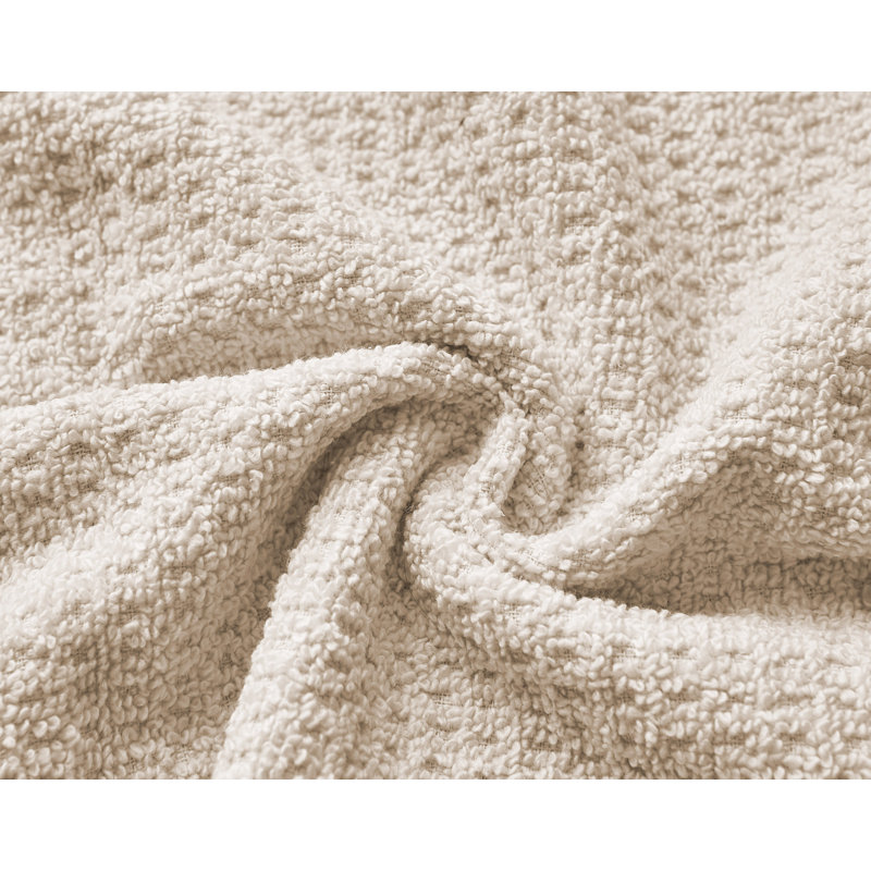 Ensemble de serviettes 100% coton 8 pièces Bath Oceane, Beige