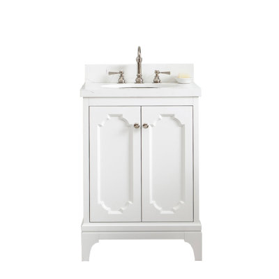 Queen 24" Single Bathroom Vanity Set with Faucet