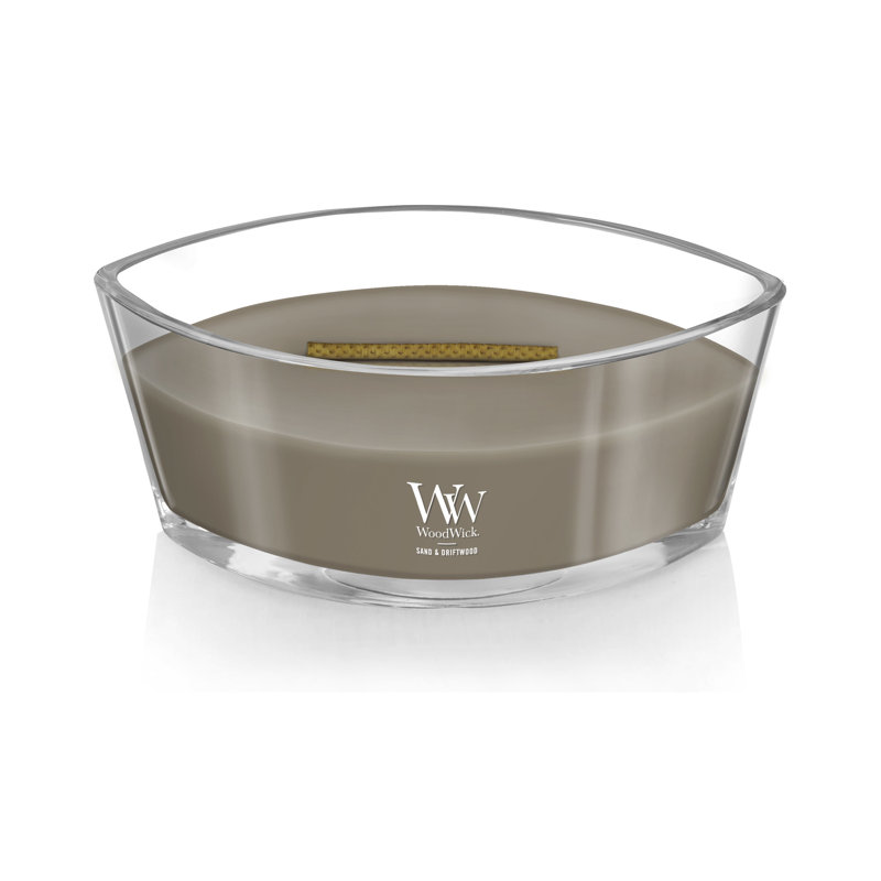 Bougie WoodWick® Chai Ellipse, Gris foncé