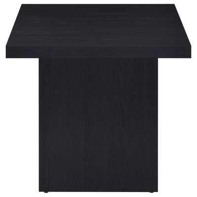 Table de bout carrée noire Exeter