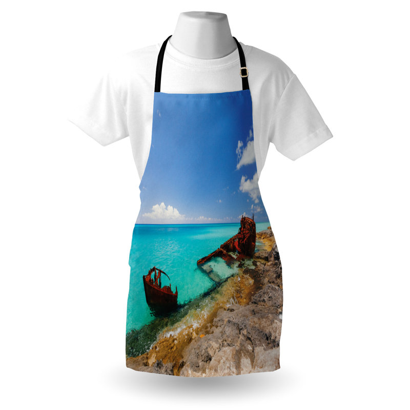 No Pattern Bib Apron
