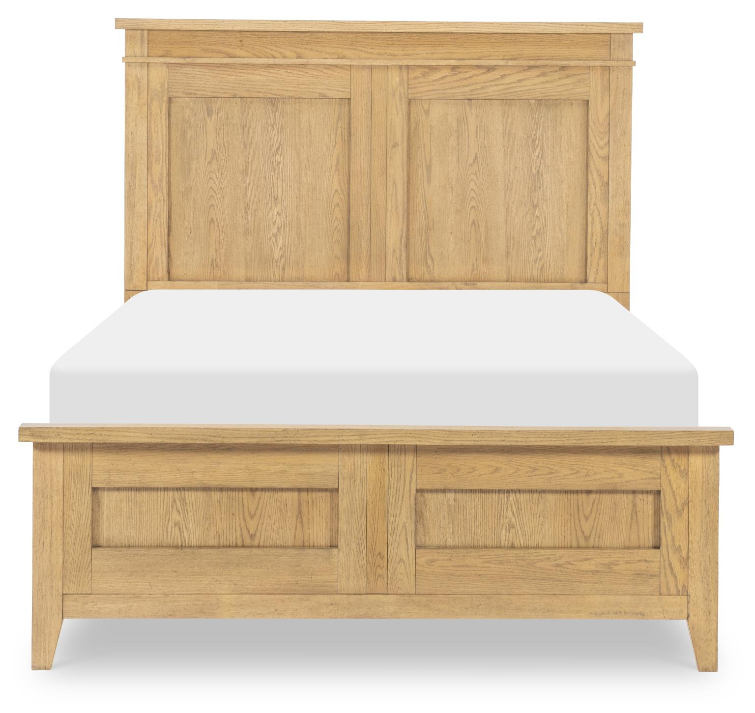 Today's Traditions Complete Panel Bed, Hickory, Full