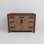 48 po Meuble-lavabo large et rustique, système de tiroir et d'armoire à fermeture en douceur, six tiroirs pour un rangement abondant, structure en bois massif avec contreplaqué E0, installation simple entièrement assemblée, compatible avec le plateau vendu
