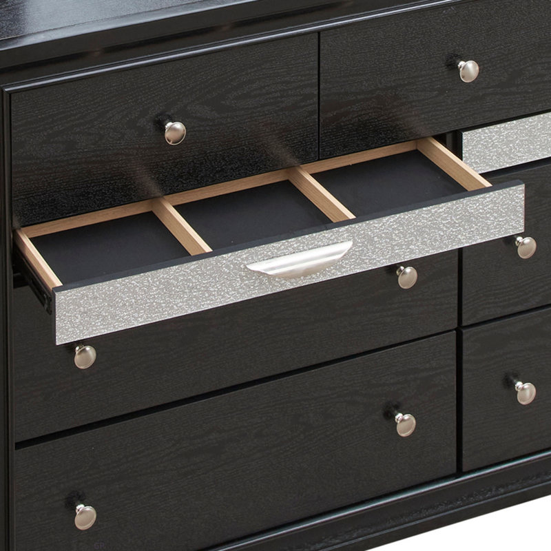 Commode Madrid G02350-D, Noir