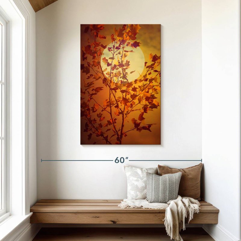 Oberle Dramatic Moonrise, 45" H x 30" W